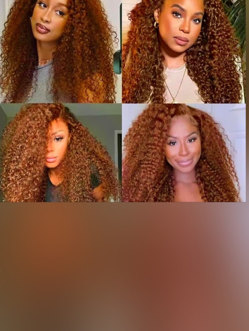 #30 Deep Wave Unprocessed Human Hair Extensions Bundles 18"-22"